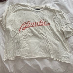 Blondie crop tee